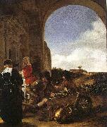 Jean Baptiste Weenix The Vegetable Merchant oil painting